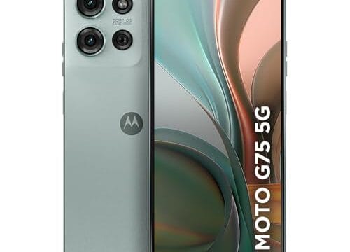 Smartphone Motorola Moto g75 5G - 256GB 16GB (8GB RAM+8GB Ram Boost) e 50MP Sony Lytia 600 Camera Moto AI Ultrarresistencia militar - Cinza Vegan Leather