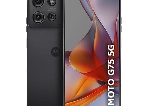 Smartphone Motorola Moto g75 5G - 256GB 16GB (8GB RAM+8GB Ram Boost) e 50MP Sony Lytia 600 Camera Moto AI Ultrarresistencia militar - Preto