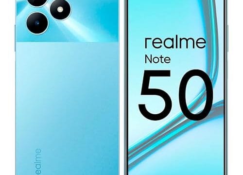Smartphone Realme Note 50 RMX3834 3 GB de RAM/64 GB/Tela 6.74"/Dual Sim LTE - Azul celeste