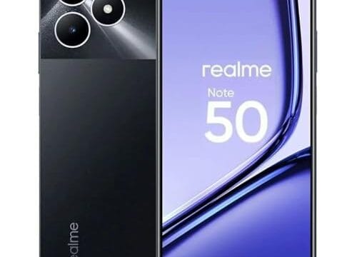 Smartphone Realme Note 50 RMX3834 3 GB de RAM/64 GB/Tela 6.74"/Dual Sim LTE - Preto