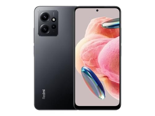 Xiaomi Redmi Note 12 4G LTE (256 GB + 8 GB) desbloqueado de fábrica, 6,7 polegadas, 50 MP triplo + (com pacote de carregador duplo de carro rápido de 33 W) (cinza ônix)