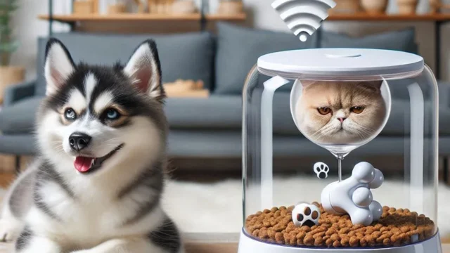 Alimentador Automático SMART para Cães e Gatos Wi-Fi