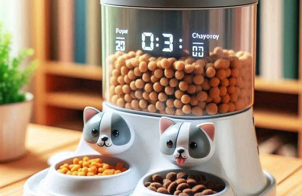 Alimentador Automático Smart Cães Gatos Pets Programável