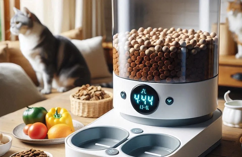 4L Alimentador Automático para Cães e Gatos com Wi-Fi