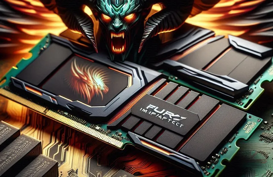 KF426S16IB/16 - Memória 16GB SODIMM DDR4 2666MHz FURY Impact para Notebook