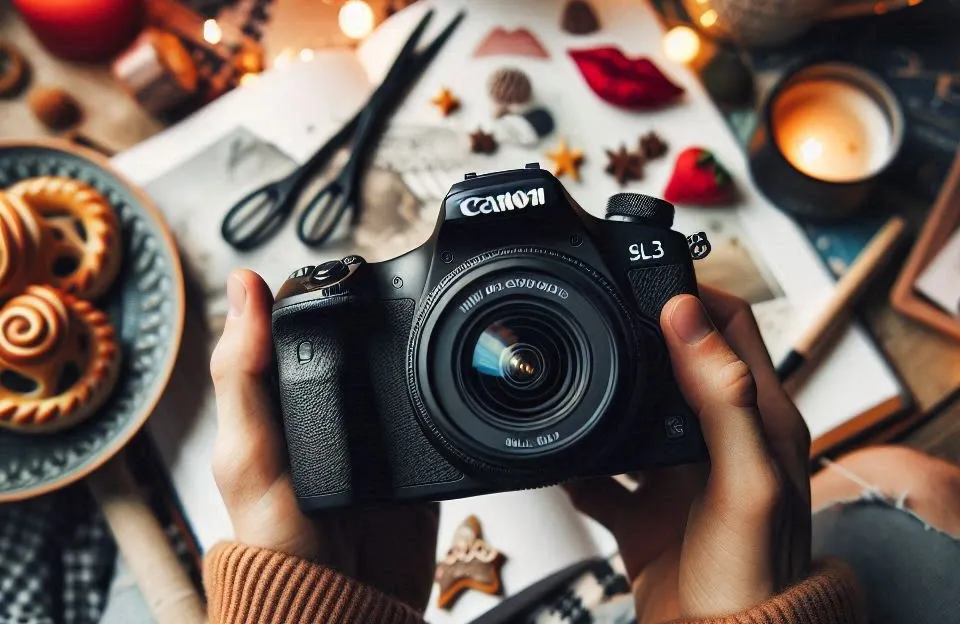 Câmera Canon SL3 DSLR: 24.1MP, Compacta e Full HD