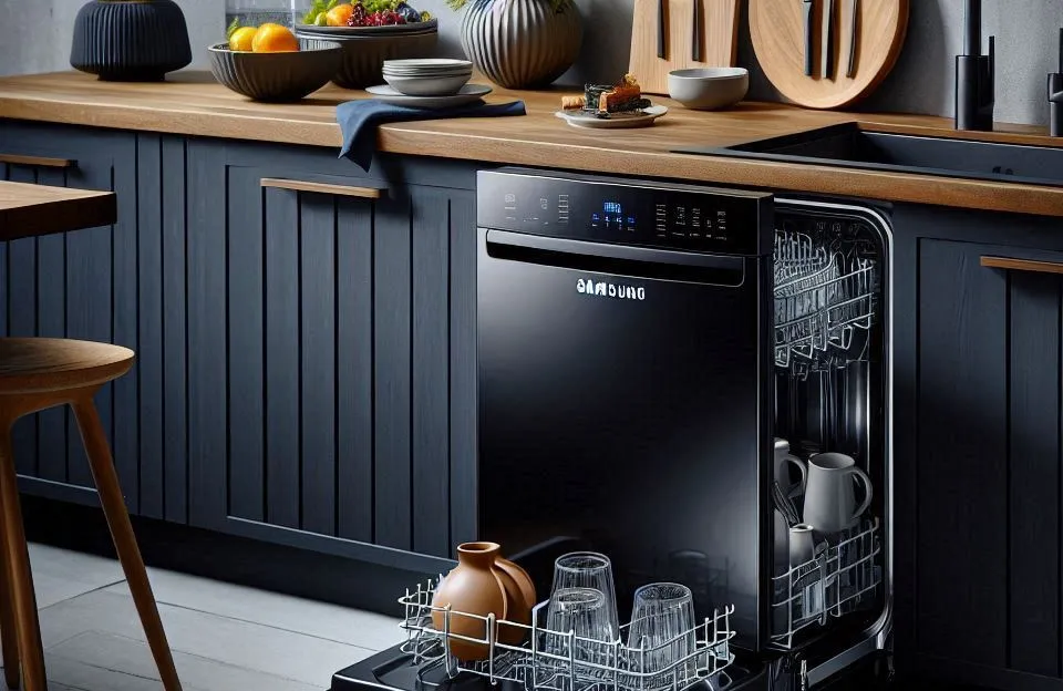 Lava-Louças Samsung Inox Preta 10 Serviços 110V DW50C6070FG/AZ: Eficiente, Elegante e Funcional