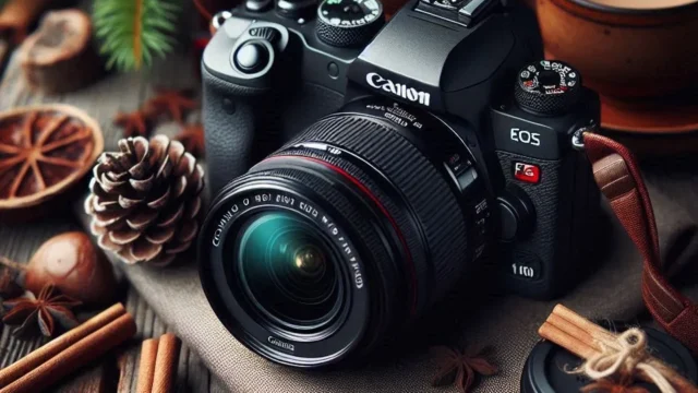 Canon Câmera Digital EOS Rebel T100 EF-S 18-55mm f/3.5-5.6 III: Compacta e Versátil para Iniciantes