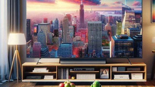 Smart TV HQ 43" Full HD Android 12 tela sem bordas