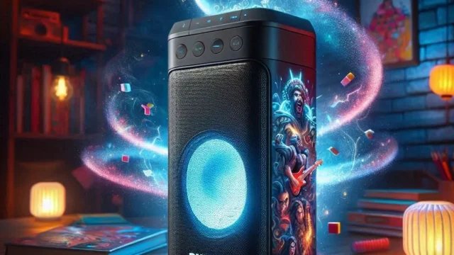 Party Speaker Philips Bluetooth com Som Potente e LED