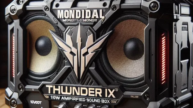 Caixa de Som Amplificada Mondial Thunder IX 100W Bivolt