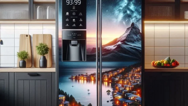 Geladeira Electrolux Multidoor Efficient 590L Black Inox Look