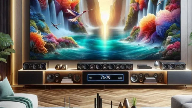 Smart Big TV 85" Crystal UHD 4K 85DU8000 + Soundbar HW-B550/ZD