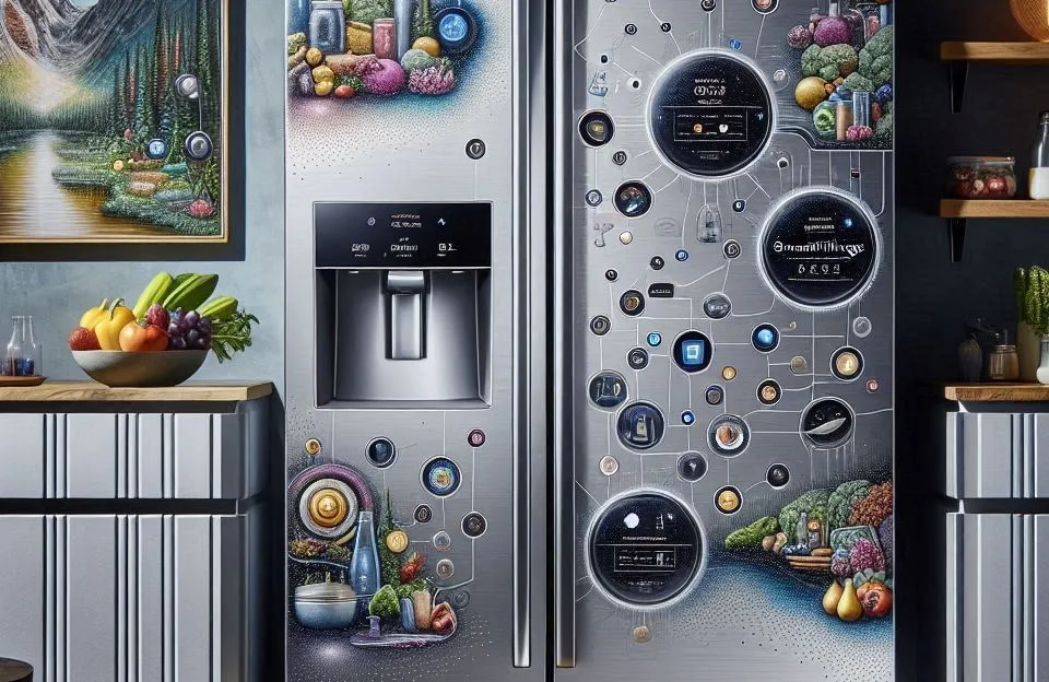 Samsung Geladeira Side by Side SmartThings RS57 Inox 564L