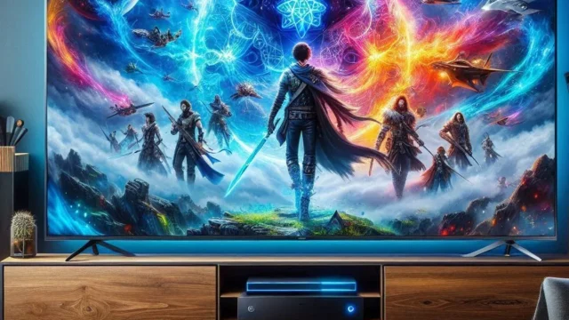 Samsung Smart TV 75" UHD 4K com Gaming Hub e Alexa