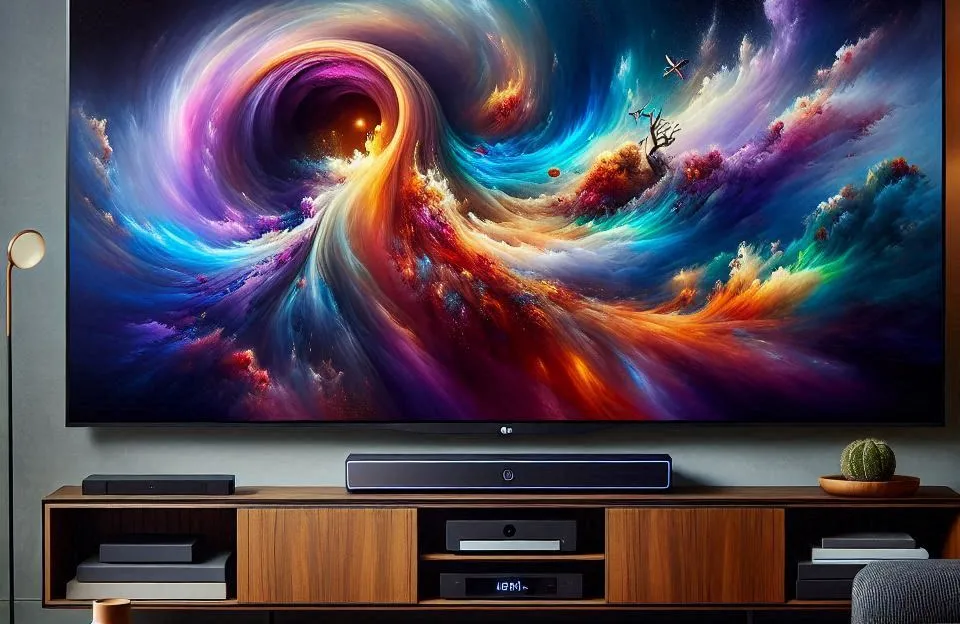 Smart TV LG OLED48C4 4K com Painel 144Hz e Dolby Atmos