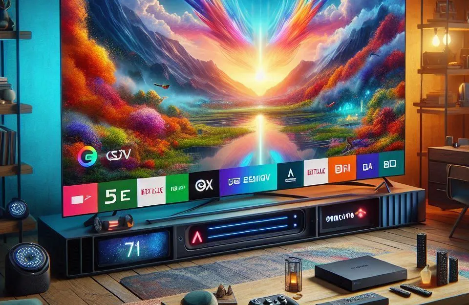 Samsung Smart Big TV 75" Crystal UHD 4K com AI e Gaming Hub