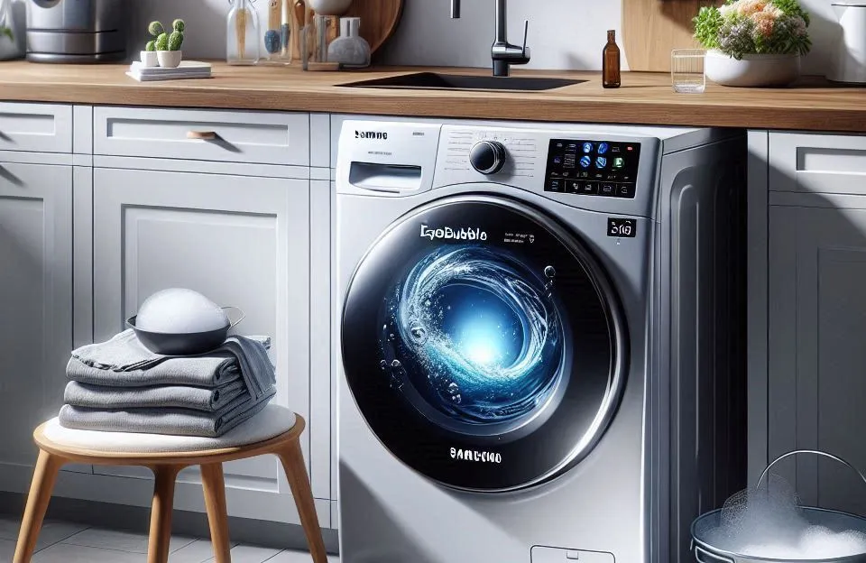 Lava e Seca Samsung WD11A com Ecobubble 11/7kg 220V: Eficiência e Tecnologia para Seu Lar