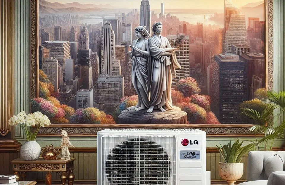 Ar Condicionado Hi Wall LG Dual Inverter Voice 18.000 Btus Quente e Frio 220v R-32