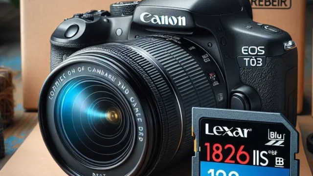 Câmera Digital Canon EOS Rebel T7+ S18-55 IS II BR Kit com Cartão de Memória Lexar Blue 128GB: Desempenho, Qualidade e Confiabilidade