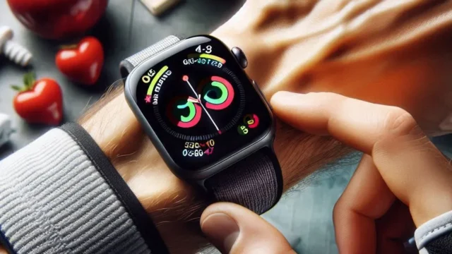 Apple Watch Series 10 GPS com recursos de saúde e treino