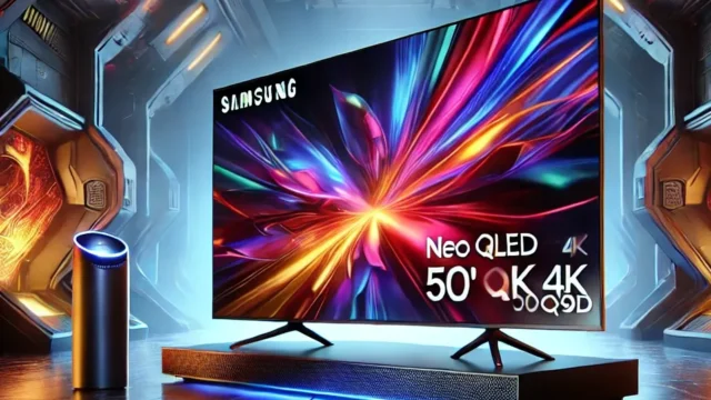Samsung Smart Gaming TV 50" Neo QLED 4K 50QN90D: Performance de ponta para gamers e cinéfilos
