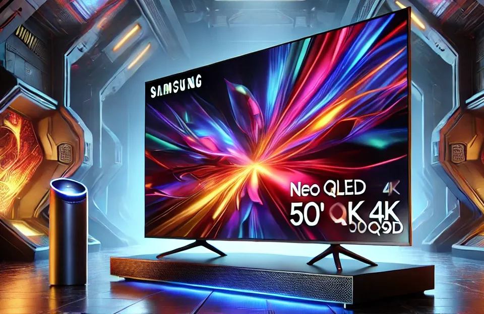Samsung Smart Gaming TV 50" Neo QLED 4K 50QN90D: Performance de ponta para gamers e cinéfilos