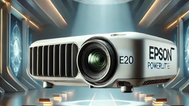 EPSON Projetor Powerlite E20: 3400 Lúmens, XGA, HDMI e Mais