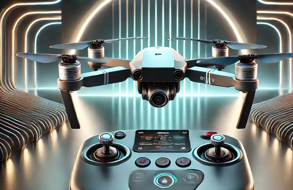 Drone DJI Mini 3 DJI RC-N1 (Sem Tela) - Controle sem Tela, 4K e Resistência ao Vento