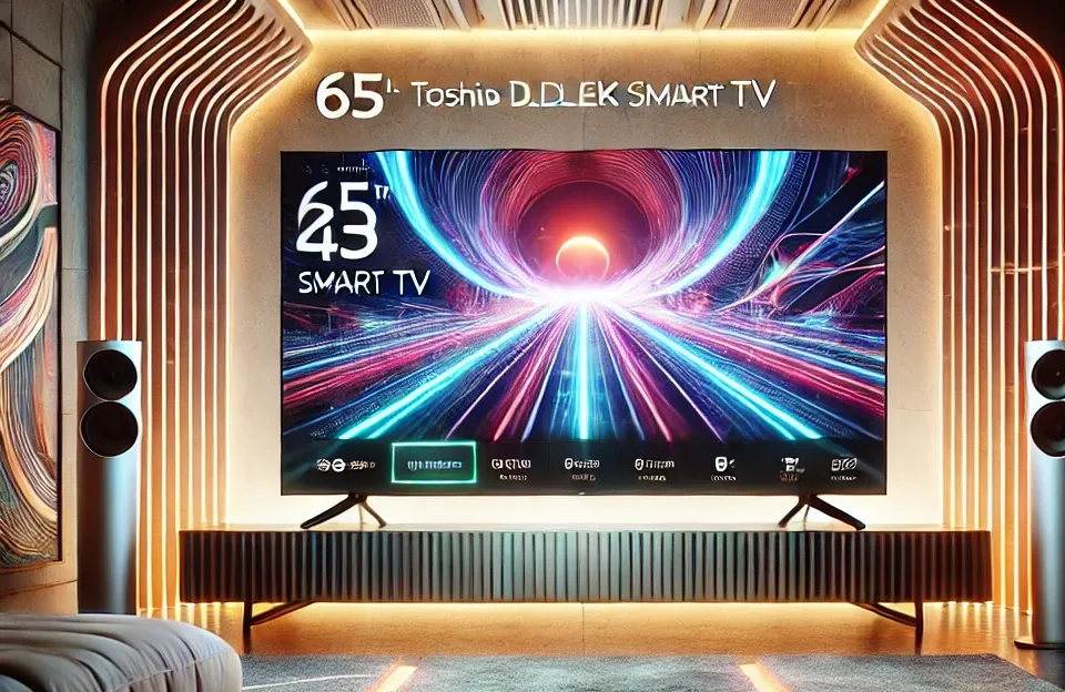 Smart TV 65" Toshiba DLED 4K - TB024M: Qualidade e Inovação no Seu Lar