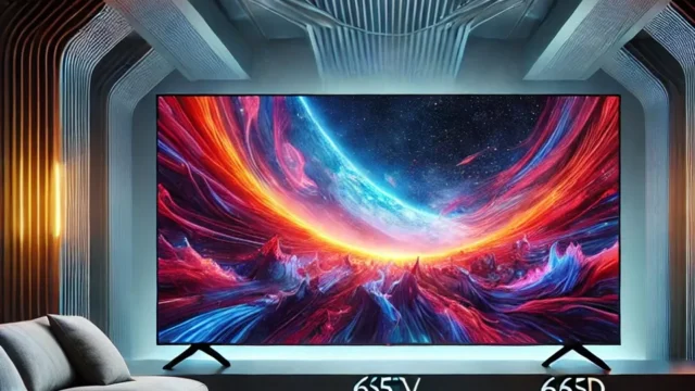 TCL QLED TV 65” C655 4K UHD Google TV Dolby Vision Atmos: Desempenho Impressionante para Sua Sala de Estar