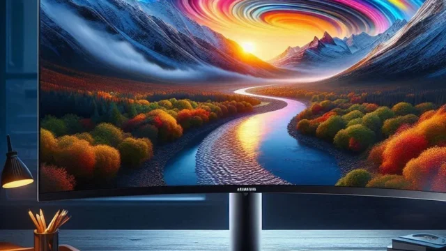 Monitor 27" LED Samsung Full HD HDMI Curvo Super Slim