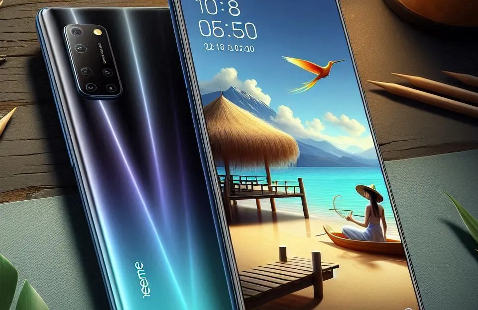 Smartphone Realme Note 50 4GB 128GB com tela 90Hz e bateria 5000mAh