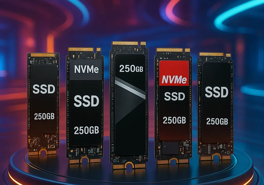 Os 5 Melhores Modelos de SSD 250gb nvme