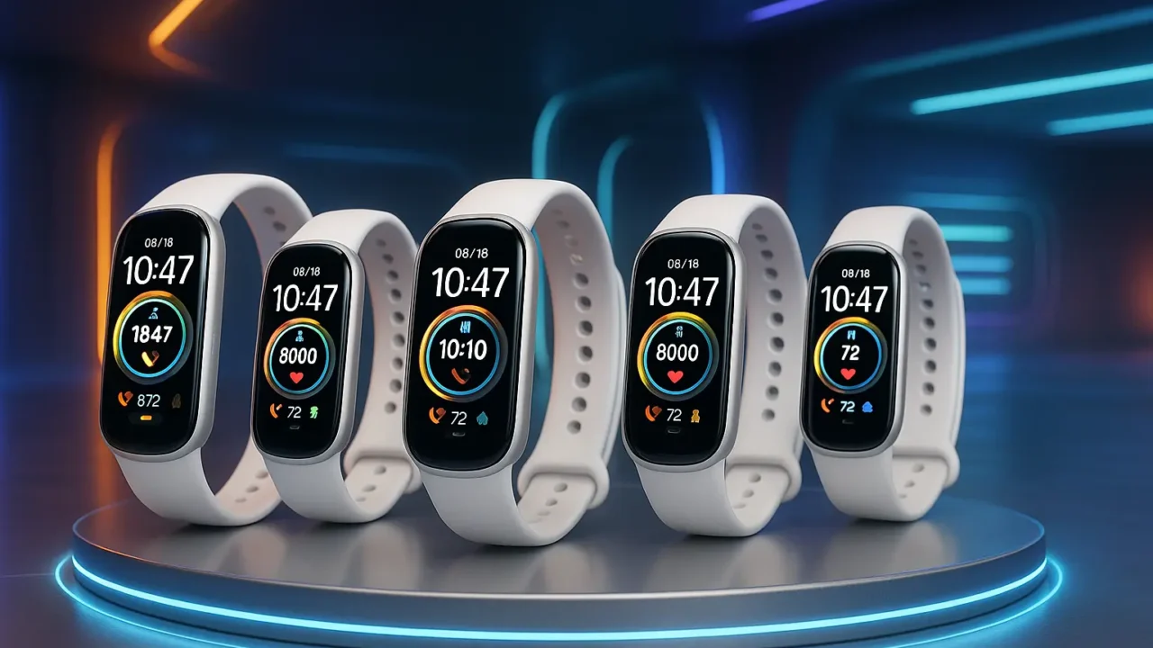 Cinco Melhores Modelos de Xiaomi smart band 9 branca