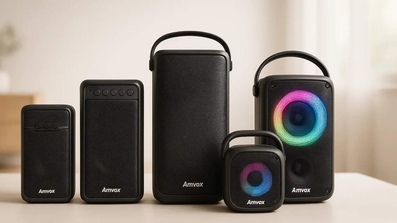 Principais 5 caixa Amvox