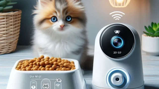 Alimentador Pet Automático Wi-Fi com Câmera Smart