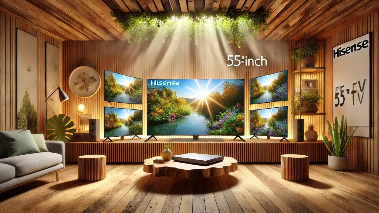 Cinco Principais Modelos de TV Hisense 55