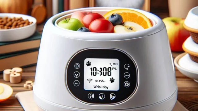 Smart Alimentador Pet Wi-Fi com Agendamento e Gravador de Voz