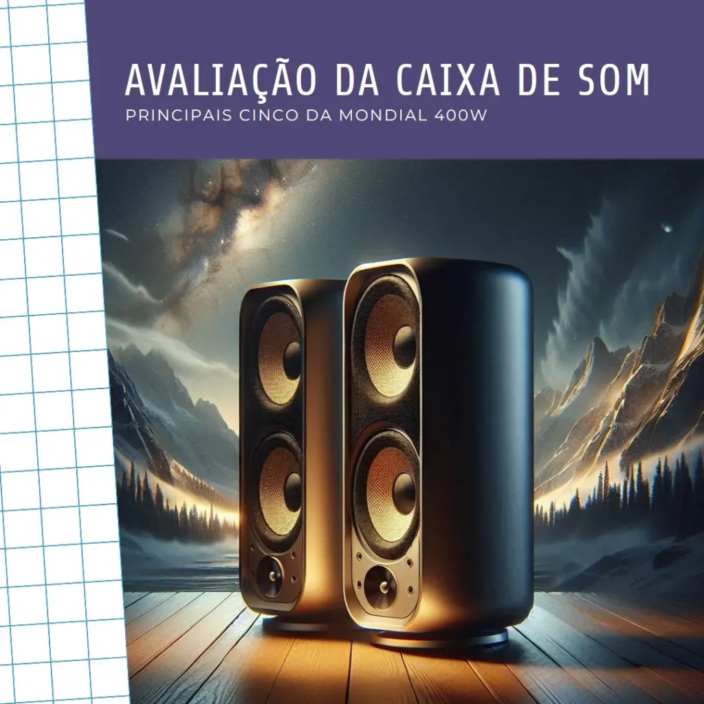Principais Cinco Caixa de som amplificada Mondial 400w cm-400