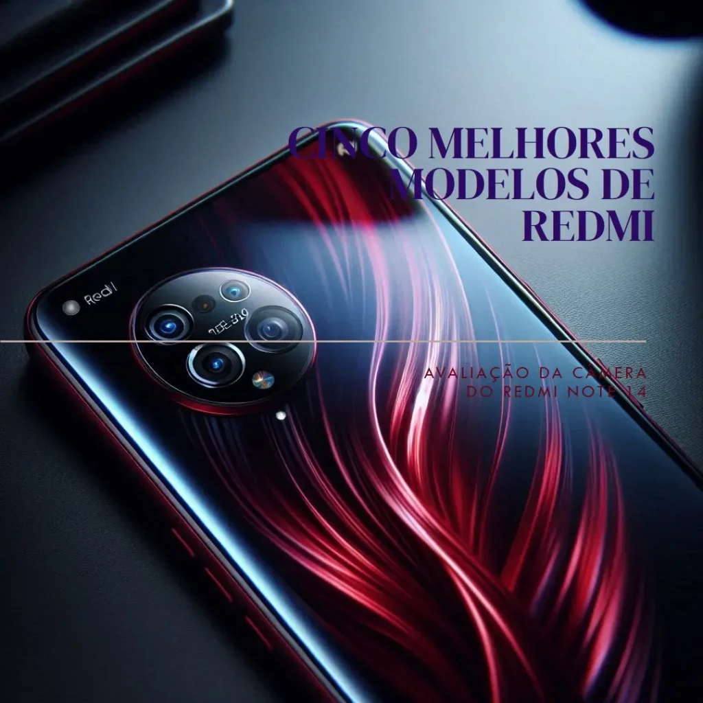 Cinco Melhores Modelos de Redmi note 14 camera
