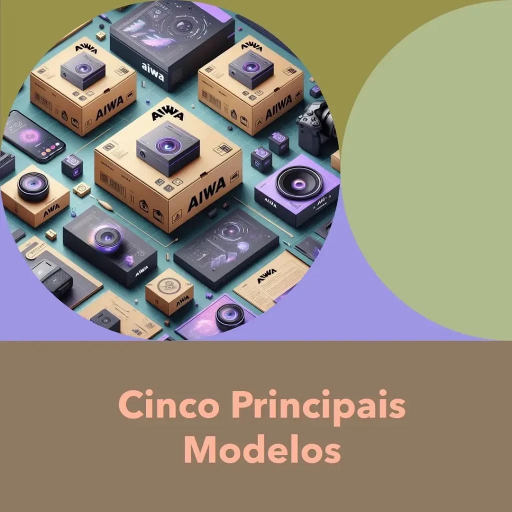 Cinco Principais Modelos de  caixinha aiwa