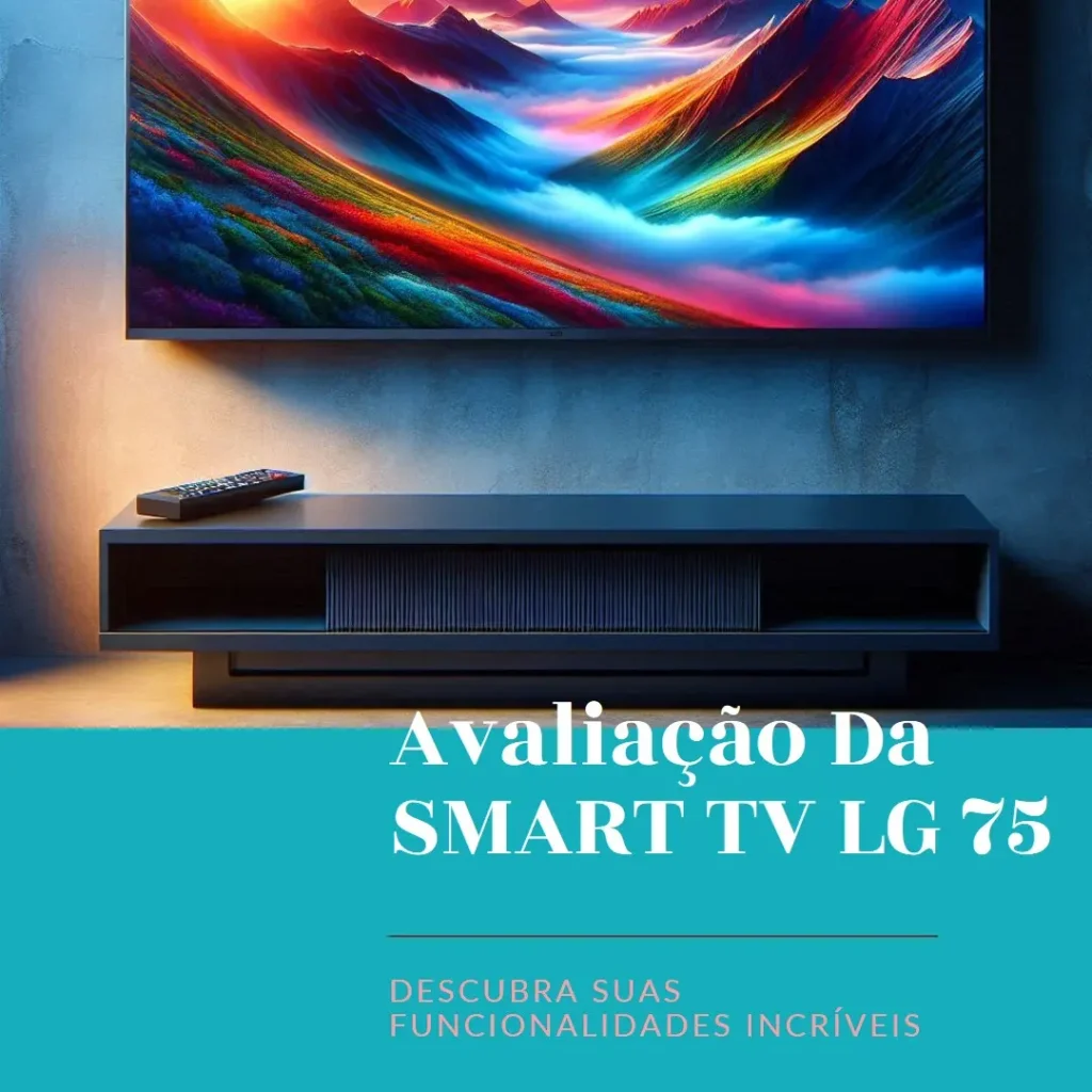 SMART TV LG 75 4K UHD com Processador α5 e webOS