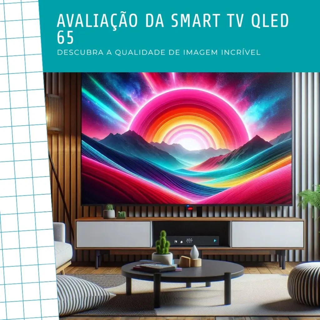 Smart TV QLED 65 4K Toshiba com Google TV e Dolby