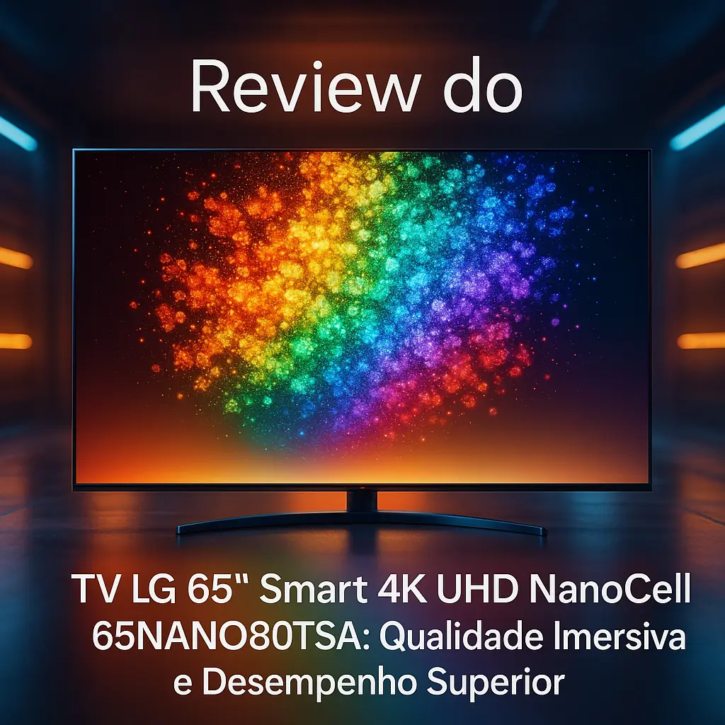 TV LG 65" Smart 4K UHD NanoCell 65NANO80TSA: Qualidade Imersiva e Desempenho Superior
