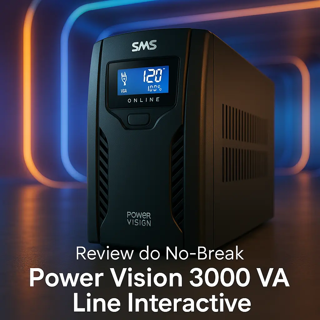 Review do No-Break SMS Power Vision 3000 VA Line Interactive