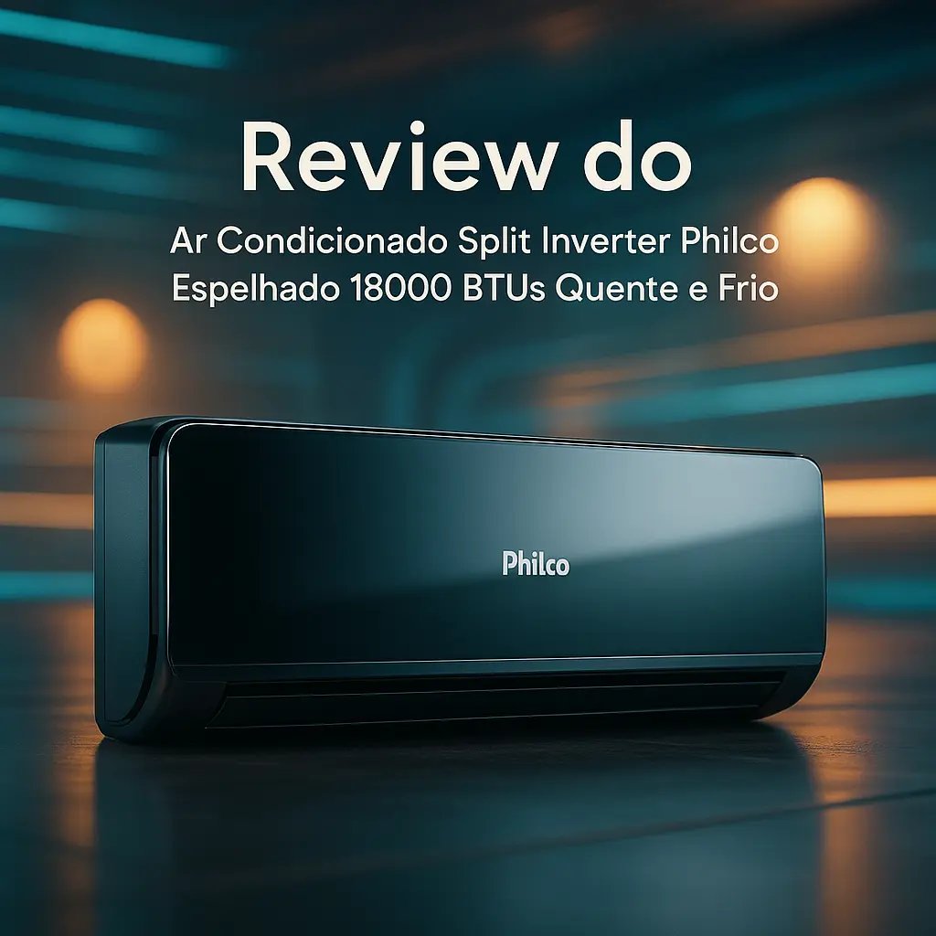 Ar Condicionado Split Inverter Philco Espelhado 18000 Btus Quente e Frio