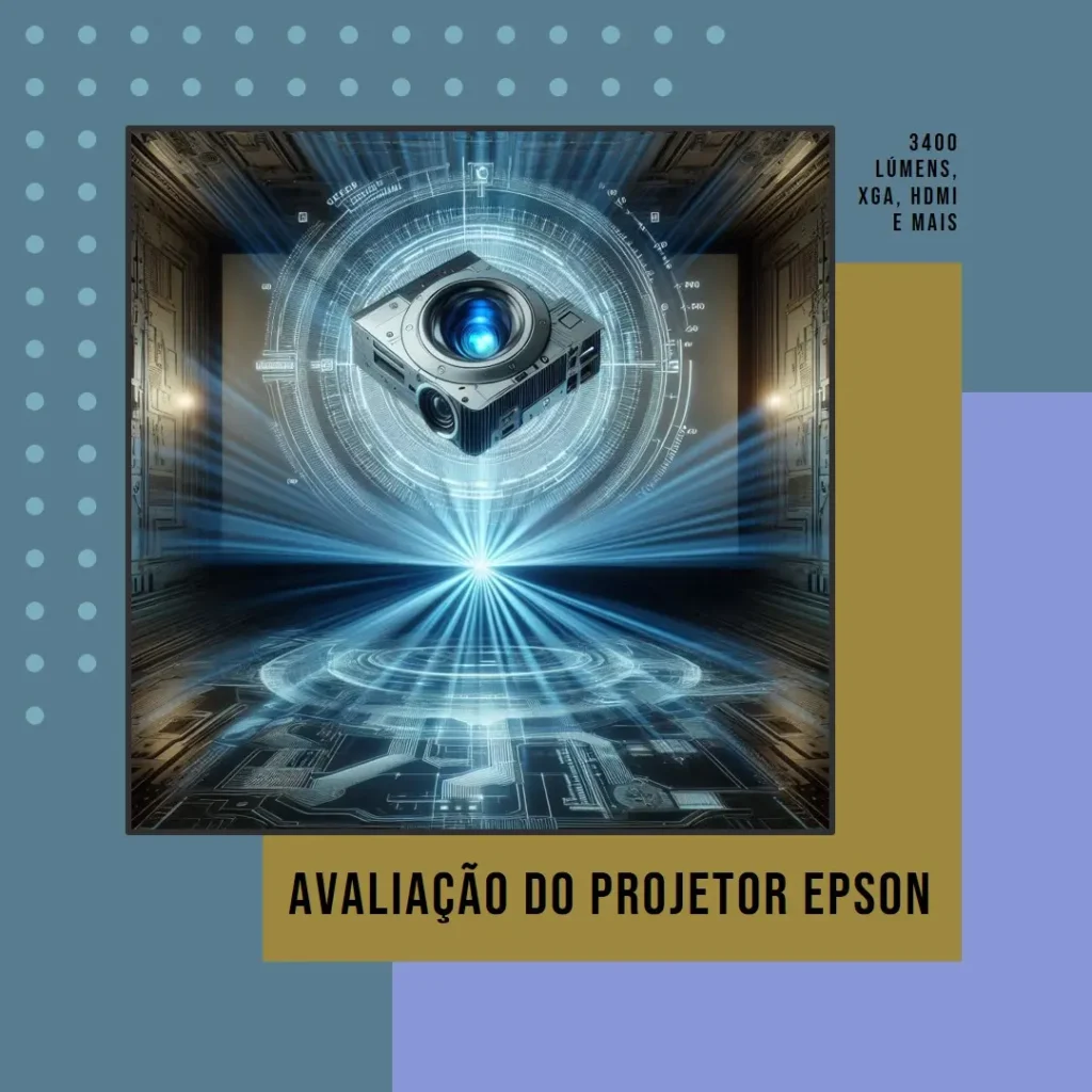 EPSON Projetor Powerlite E20: 3400 Lúmens, XGA, HDMI e Mais