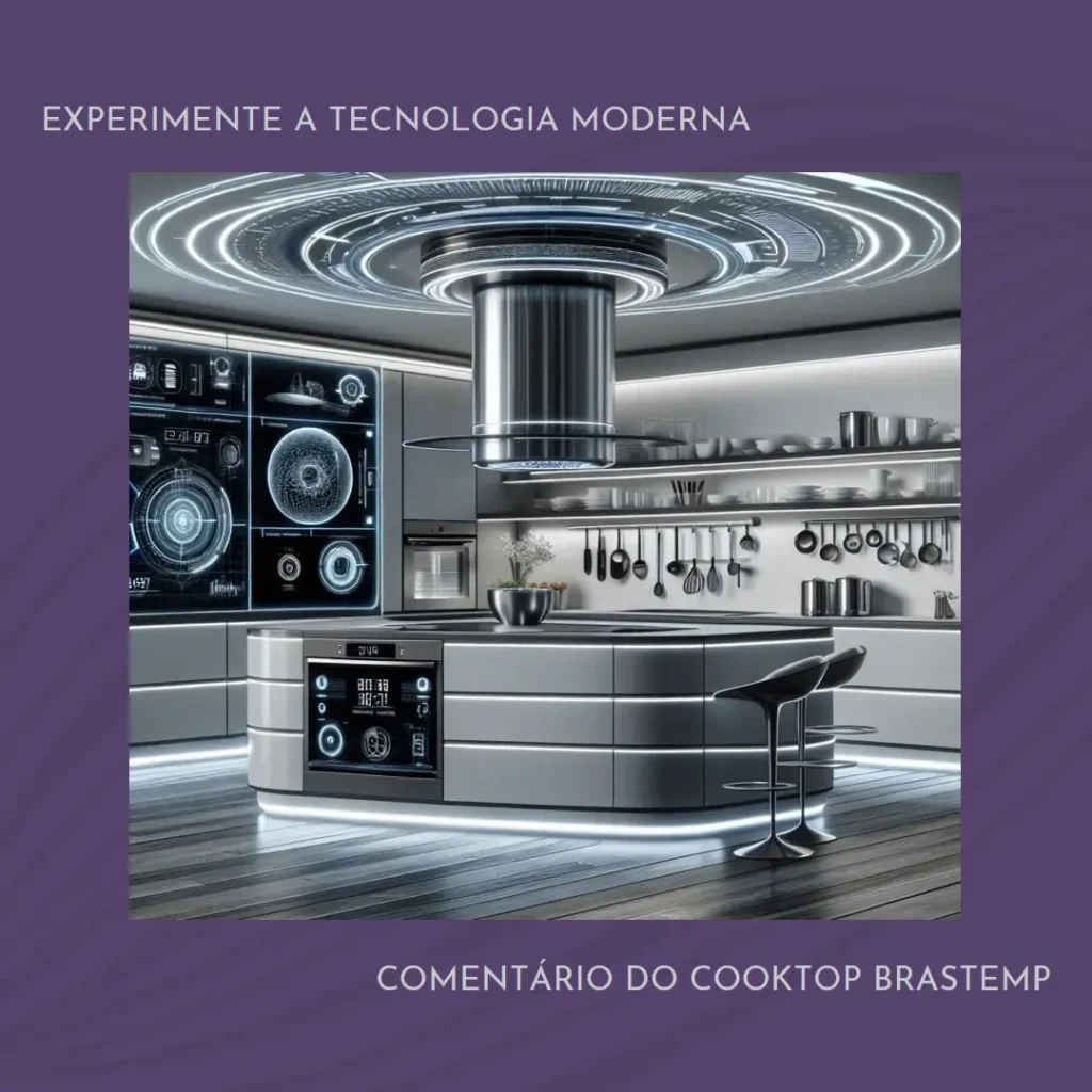 Cooktop 4 bocas de indução Brastemp com Flexizone Preto - BDJ77BE 220v