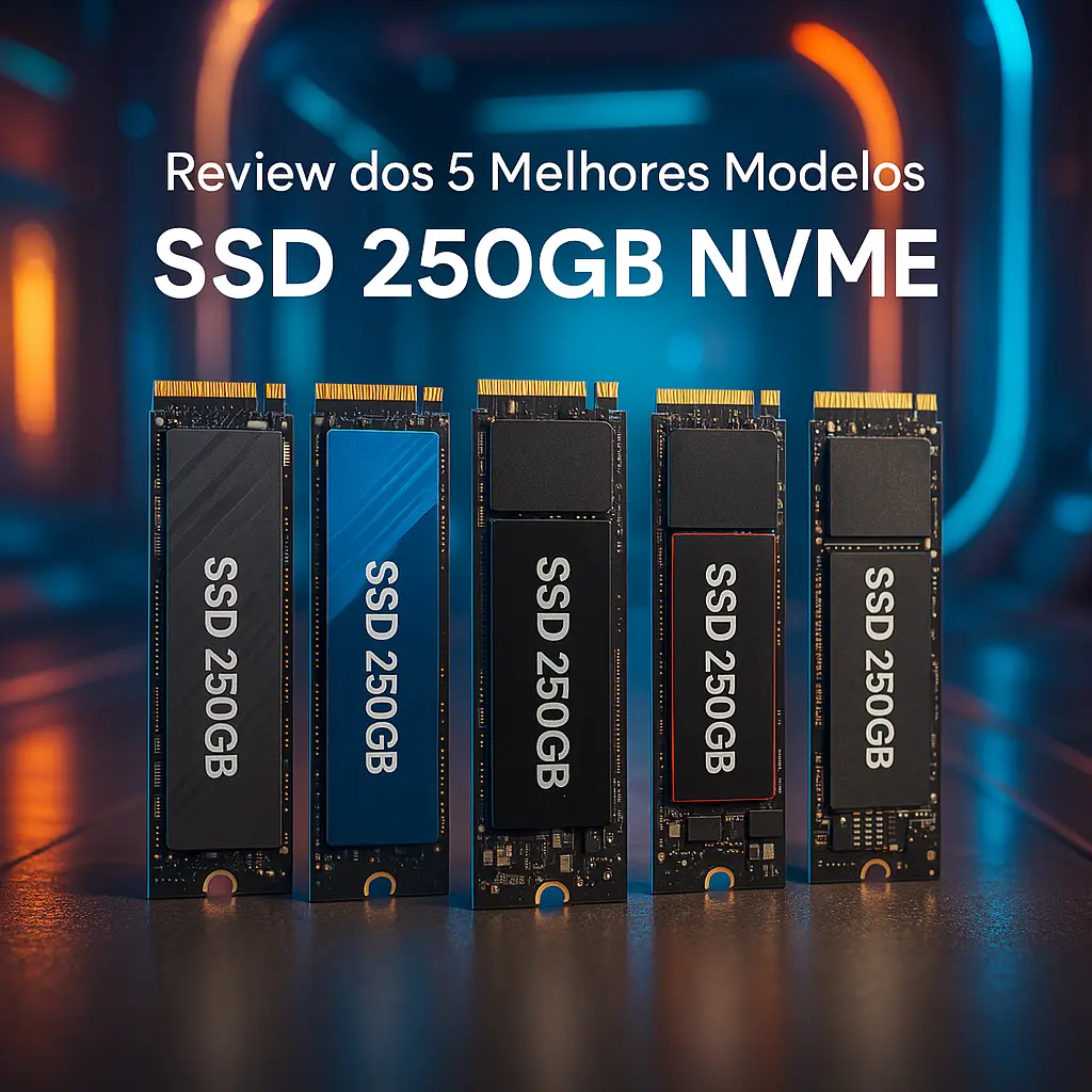 Os 5 Melhores Modelos de SSD 250gb nvme